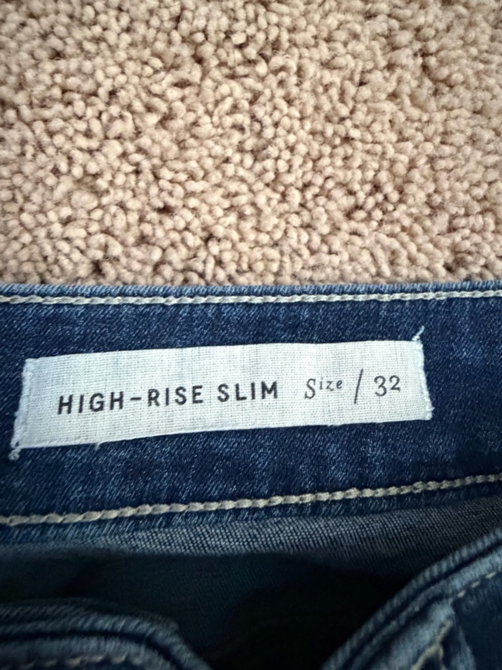 32 Anthropologie pilcro high rise slim long Dark Blue Denim Jean Shorts - Picture 4 of 10